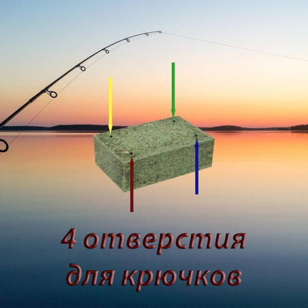 Прикормка Carpomaniya пресованная 10 куб. Premium 450 г (Клубника) 4