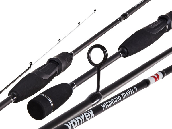 Спиннинг Lucky John Vanrex Microjig Travel 213 см 2-9г четырёхчастное1