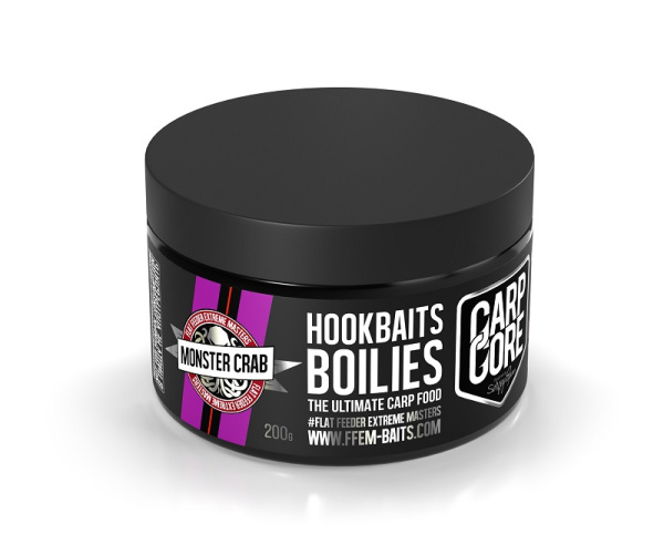 Бойлы тонущие FFEM Baits насадочные Hookbaits Boilie Monster Crab 16мм 200 г (Монстр краб)