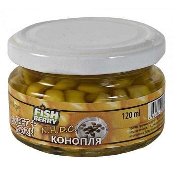 Кукуруза насадочная (стекло) Fishberry  Hemp 120 г (Конопля) 
