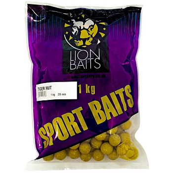 Бойлы тонущие Lion Baits  SPORT TIGER NUT 20мм 1 кг (Тигровый орех ) 