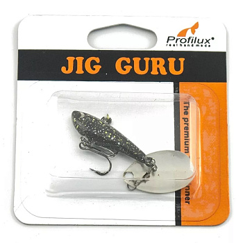 Тейл спиннер Profilux Jig Guru  10 гр. цв.324 (Черный) свинец/латунь