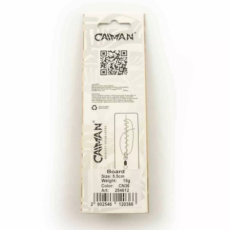 Колеблющаяся блесна Caiman Board 55мм 15гр CN036 латунь1