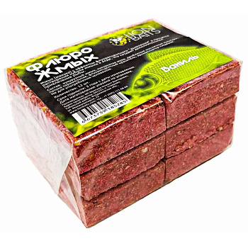 Прикормка Lion Baits Карп/карась Флюро жмых 312 г (Макуха ваниль) 