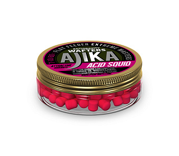 Бойлы нейтральные FFEM Baits Ajika Wafters  Acid Squid 7X10мм 40 г (Кальмар-Клюква) 