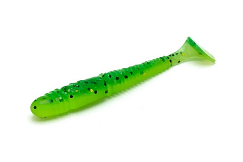 Силиконовая приманка Виброхвост Lucky John Pro Series Tioga 4.5in(114мм) съедоб (T18 ElectricMinnow)