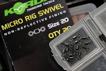 Микро вертлюги Korda Micro Rig Swivel , 20шт