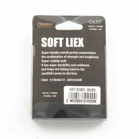 Повод. мат. без оболочки Caiman Soft Flex  10м 25lb (Brown ) 2