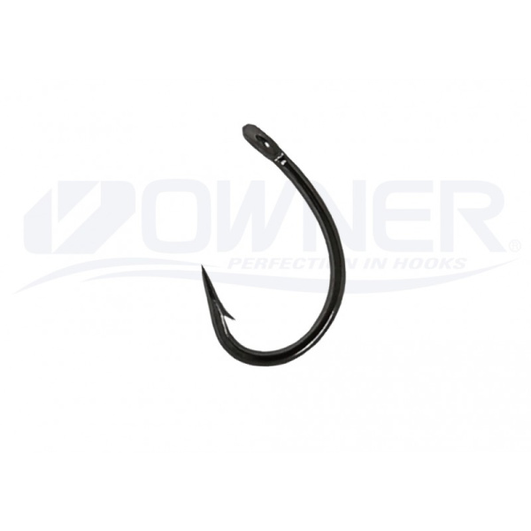 Крючки с колечком Owner Carp Tsuyosni BC Size 8 Black Chrome 2