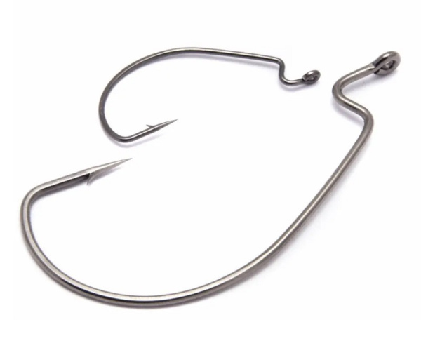 Крючок офсетный HITFISH LW Offset Hook Size 4 Никель 12шт