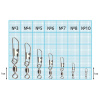 Застежка фидерная с вертлюгом Бочка Dunaev закрытая sz3 13кг, 6шт 1