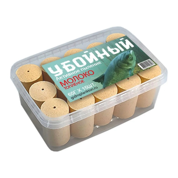 Прикормка на толстолобика УБОЙНЫЙ в контейнере Технопланктон Baked milk