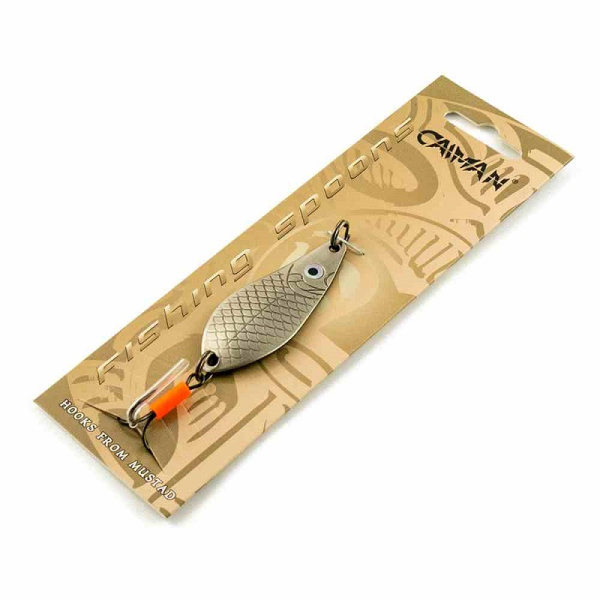 Колеблющаяся блесна Caiman Атом 50мм 10 гр. CN06 латунь