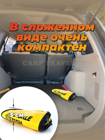 Ведро для прикормки мягкое с крышкой (бубен) водонепроницаемое  Tackle Fish  d 40 см6