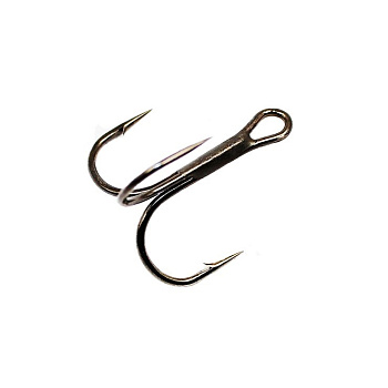 Крючок тройной KOI Round Treble Size 4 Black Nickel 10шт