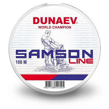 Леска Dunaev Samson  100м 2,5кг/0,16мм (Прозрачный) 