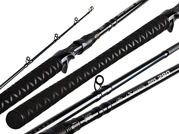 Спиннинг кастинговый Lucky John Black Sense BBS Cast 254 см. / 35-150г (двухчастное)
