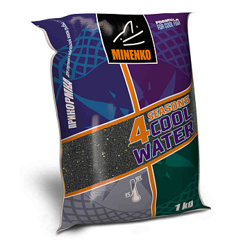 Прикормка зимняя Minenko Cool Water 4 Season Bream Black 1 кг (Лещ Чёрный) 