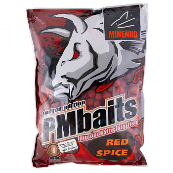 Бойлы пылящие Minenko PMbaits Red Spice 20мм 3 кг (Красные специи) 