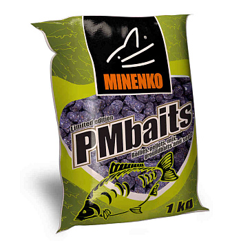 Пеллетс Minenko PMbaits Mussel 14мм 1 кг (Мидия)   Темный