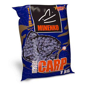 Пеллетс Minenko Master Carp Mussel 10мм 1 кг (Ракушка)   Темный