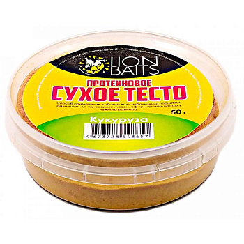 Сухое тесто протеиновое Lion Baits Кукуруза