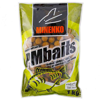 Бойлы пылящие Minenko PMbaits Pineapple 20мм 1 кг (Ананас) 
