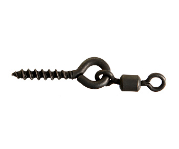 Винтовое крепление для Pop-Up с вертлюгом Carp Pro Swivel Bait Screw 12мм (черный)