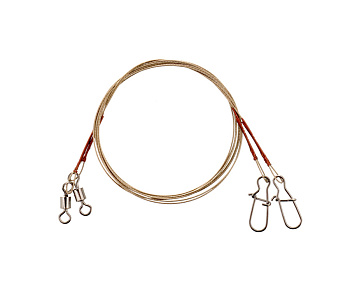 Поводок F-fishing Stainless Steel X7 15кг 30см 2шт