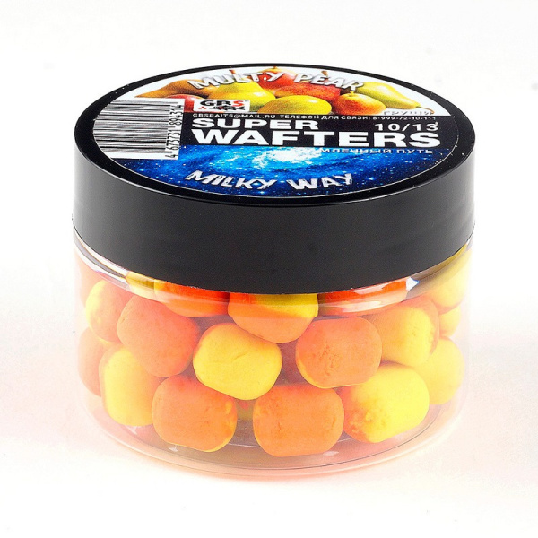 Бойлы нейтральные GBS Baits wafters Мульти груша-Млечный путь1