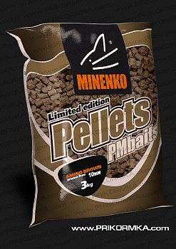 Пеллетс Minenko PMbaits Hemp 14мм 3 кг (Конопля)   Темный