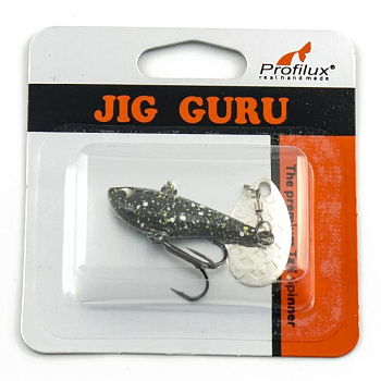 Тейл спиннер Profilux Jig Guru  14гр. цв.324 (Черный) свинец/латунь