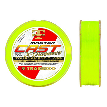 Леска Trabucco T-Force XPS Master Cast X-Distance  1200м 8,35кг/0,251мм (флюоресцентный жёлтый) 