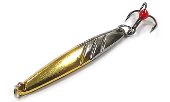 Вертикальная блесна HitFish Winter spoon 7005 52мм 10 гр. color №04 Mix латунь