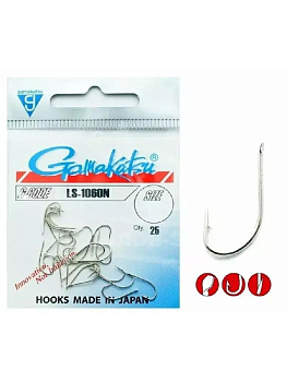 Крючки с лопаткой Gamakatsu LS-1060N  Size 10  