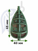 Набор неоснащенных кормушек Вектор 6 шт без пресс формы Tackle Fish Flat Method  120г