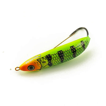 Блесна незацепляйка Caiman Grass 70 мм 14гр. color:889 латунь