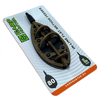 Флэт кормушка Carp Hunter Flat Method Feeder Large 80г