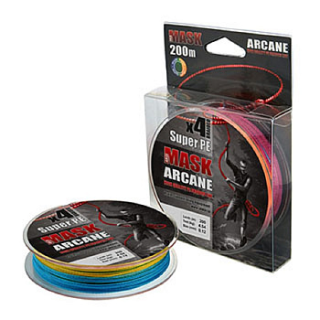 Плетеный шнур для спода и маркера Akkoi Spod Marker Braid  200м /0,14мм (Мультиколор) 