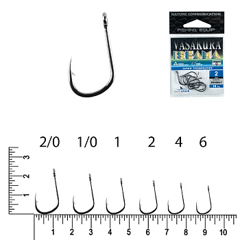 Крючки EastShark NEW Vasakura ISEAMA BL Size 2  с бородкой