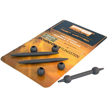 Набор для оснасток утяжеленный PB Products DT Heli-Chod Rubber & Beads - Weed   3шт