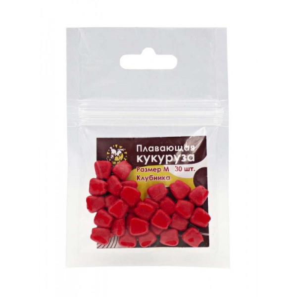 Кукуруза искусственная плавающая Lion Baits Strawberry (Клубника)