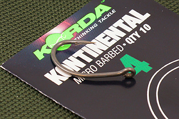 Крючки Korda Kontinental Size 4 Тефлон 