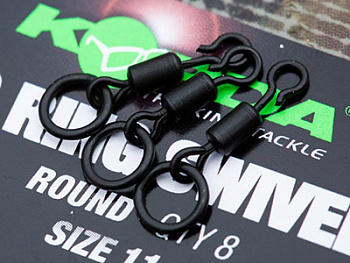 Вертлюг с быстросъемом для монтажа Chod Korda Kwik Change Swivel Loop Fittng  , 8шт