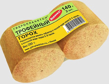 Прикормка на толстолобика Технопланктон Peas  280г 2шт. (Горох) 