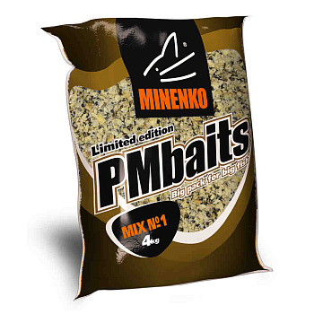 Зерновая смесь Mix №1 Minenko PMbaits Aroma free 4 кг (Натуральный дроблёный) 