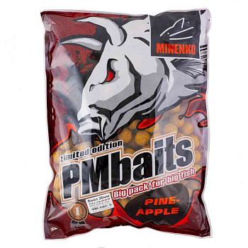 Бойлы пылящие Minenko PMbaits Pineapple 20мм 3 кг (Ананас) 