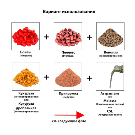 Бойлы тонущие Carpomaniya  Sinking 14мм 0,75 кг (Тутти фрутти) 