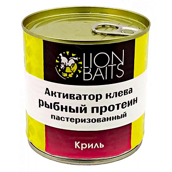 Активатор клёва  Lion Baits рыбный протеин Krill 0,43 мл (Криль) 