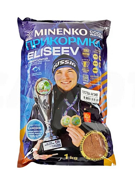 Прикормка зимняя Minenko Cool Water Елисеев 1 кг ( Плотва Актив) 
